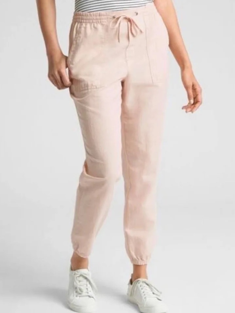 GAP Utliltiy Jogger Light Pink Drawstring Pants